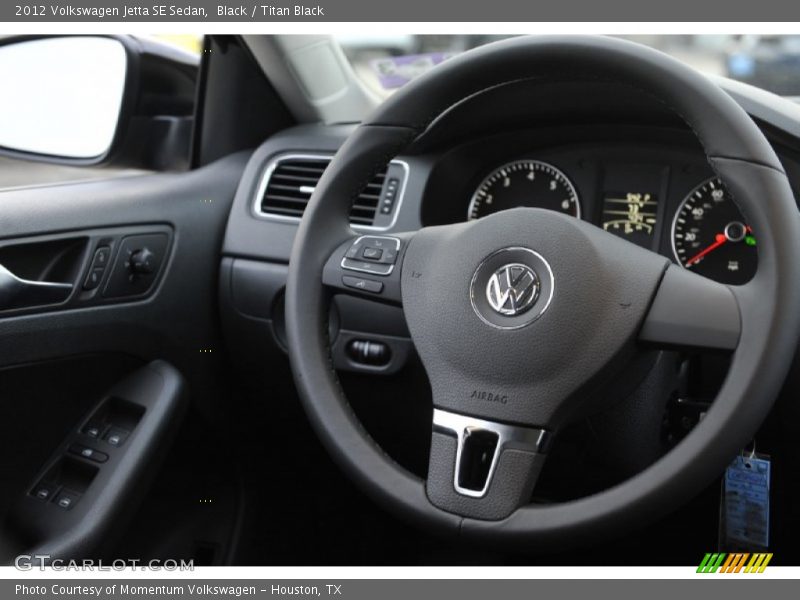 Black / Titan Black 2012 Volkswagen Jetta SE Sedan