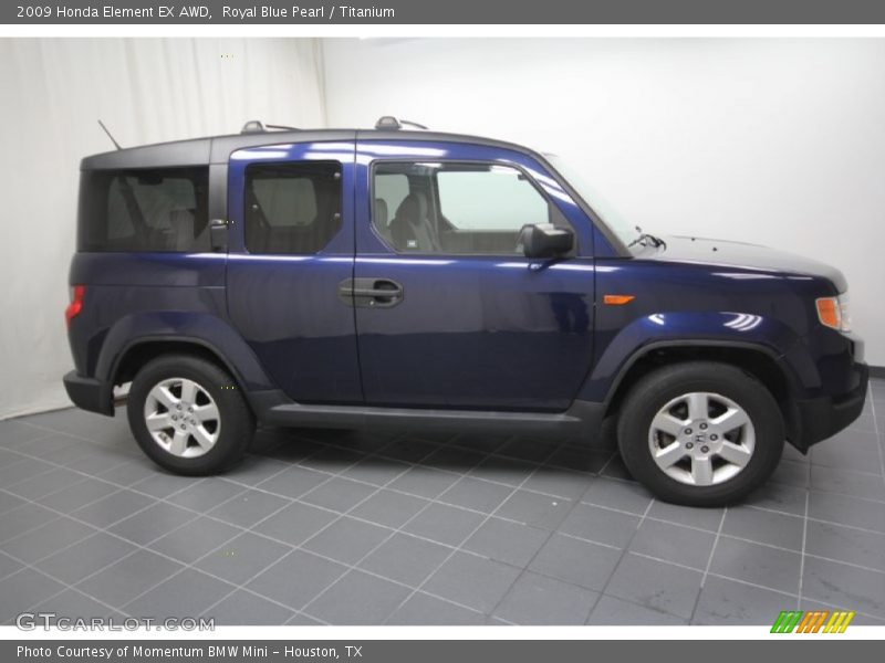 Royal Blue Pearl / Titanium 2009 Honda Element EX AWD