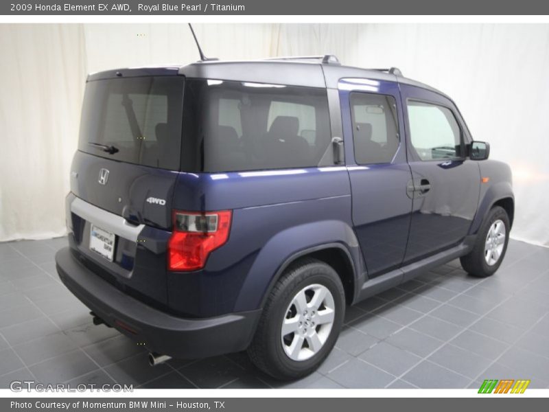 Royal Blue Pearl / Titanium 2009 Honda Element EX AWD