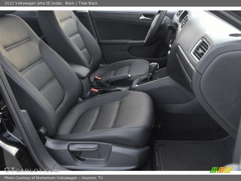 Black / Titan Black 2012 Volkswagen Jetta SE Sedan