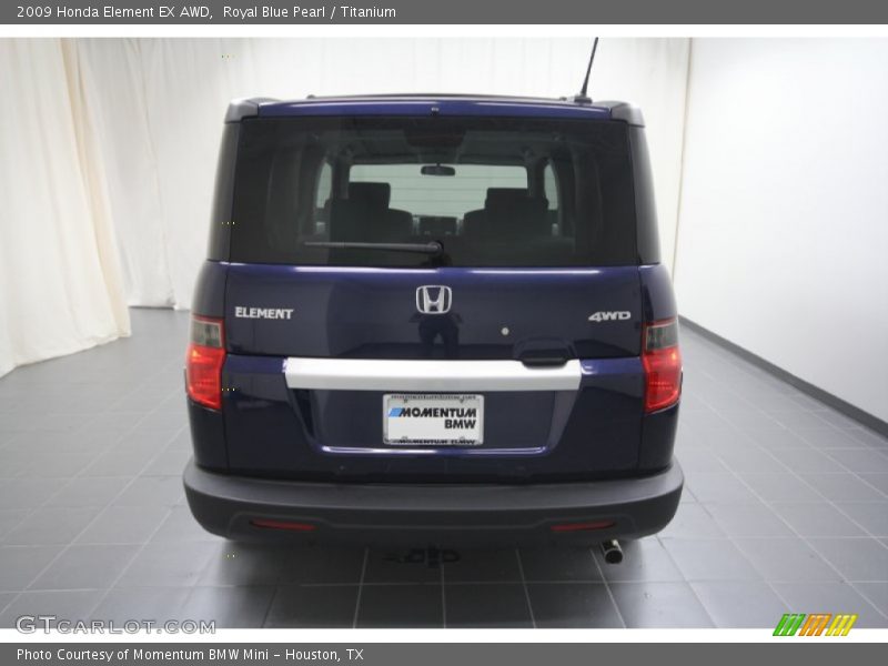 Royal Blue Pearl / Titanium 2009 Honda Element EX AWD