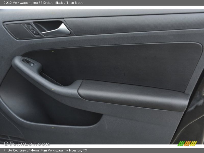 Black / Titan Black 2012 Volkswagen Jetta SE Sedan