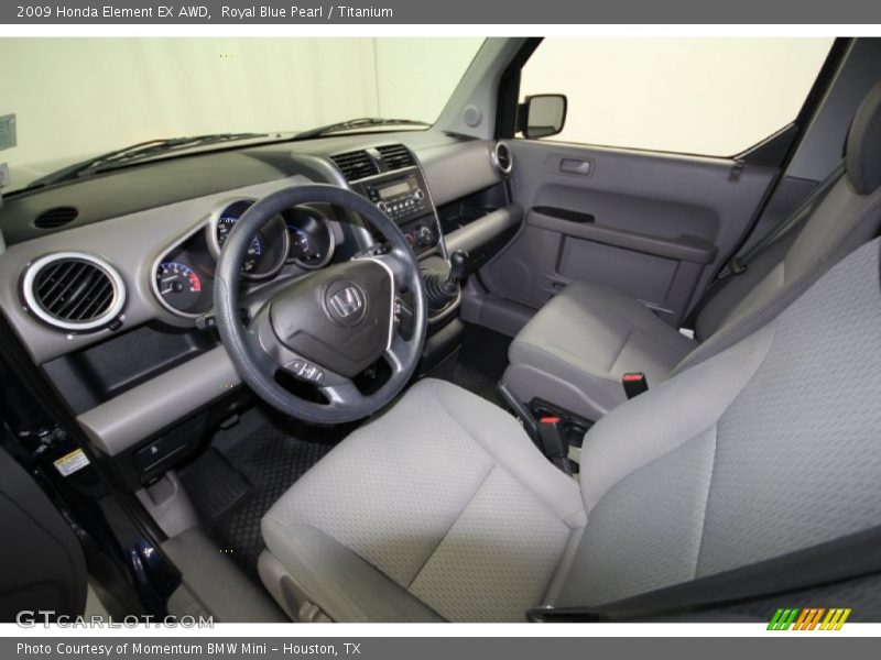 Royal Blue Pearl / Titanium 2009 Honda Element EX AWD