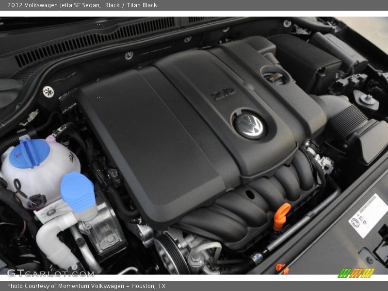 Black / Titan Black 2012 Volkswagen Jetta SE Sedan