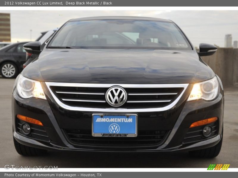Deep Black Metallic / Black 2012 Volkswagen CC Lux Limited