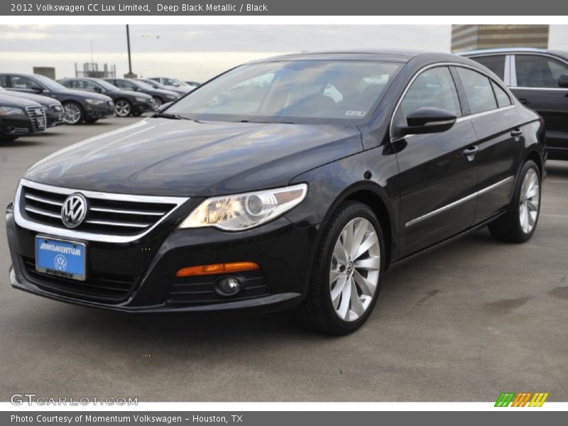 Deep Black Metallic / Black 2012 Volkswagen CC Lux Limited
