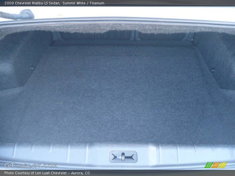 Summit White / Titanium 2009 Chevrolet Malibu LS Sedan