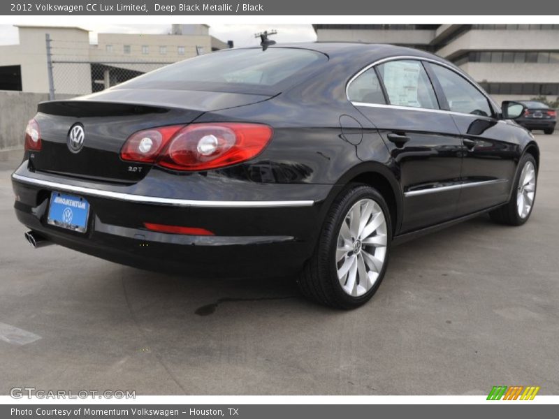 Deep Black Metallic / Black 2012 Volkswagen CC Lux Limited
