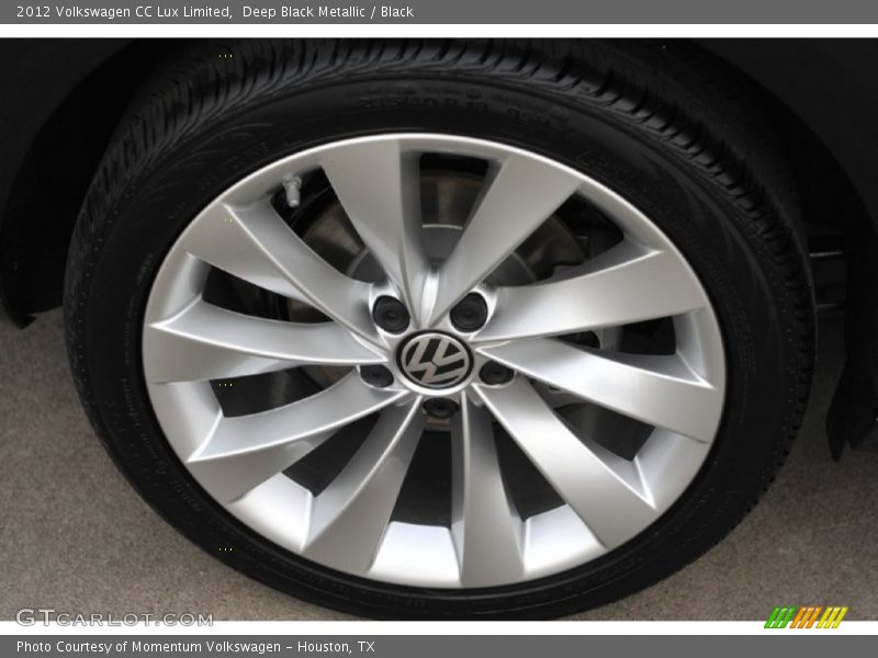 Deep Black Metallic / Black 2012 Volkswagen CC Lux Limited