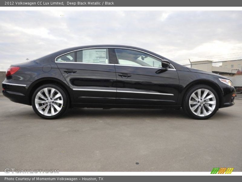Deep Black Metallic / Black 2012 Volkswagen CC Lux Limited