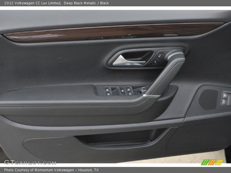 Deep Black Metallic / Black 2012 Volkswagen CC Lux Limited