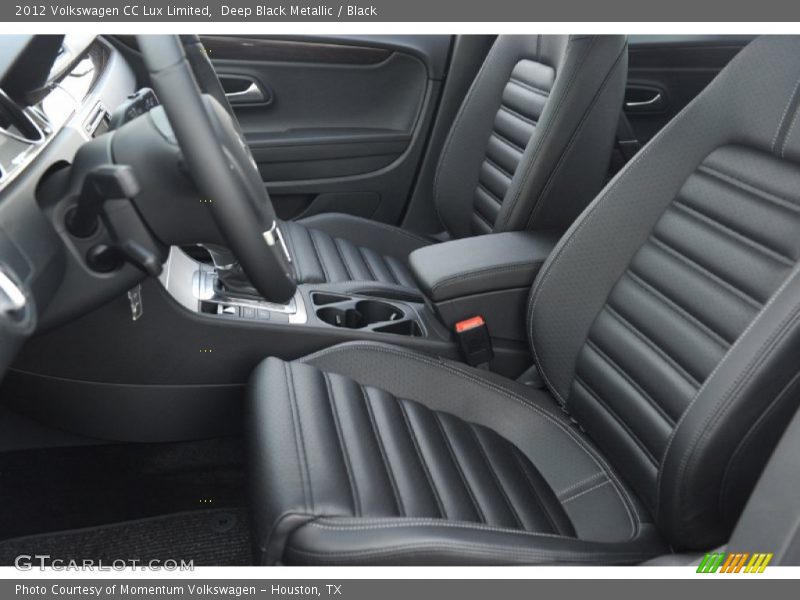 Deep Black Metallic / Black 2012 Volkswagen CC Lux Limited