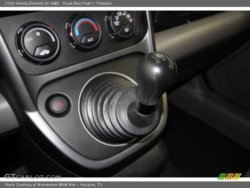 Royal Blue Pearl / Titanium 2009 Honda Element EX AWD