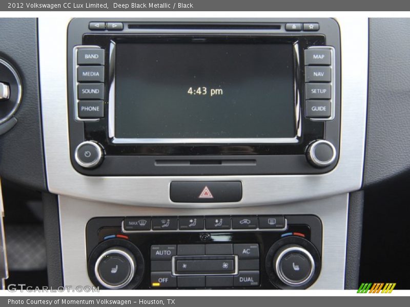 Deep Black Metallic / Black 2012 Volkswagen CC Lux Limited