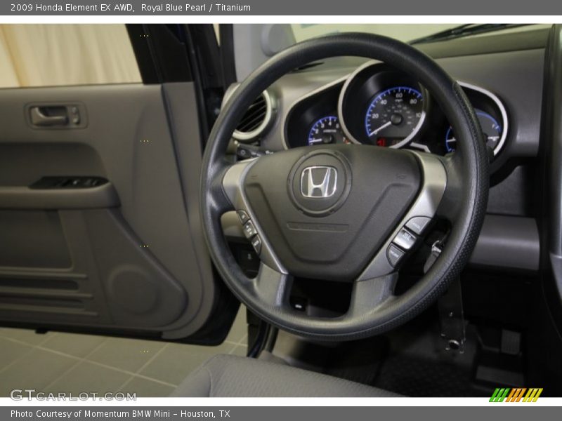Royal Blue Pearl / Titanium 2009 Honda Element EX AWD