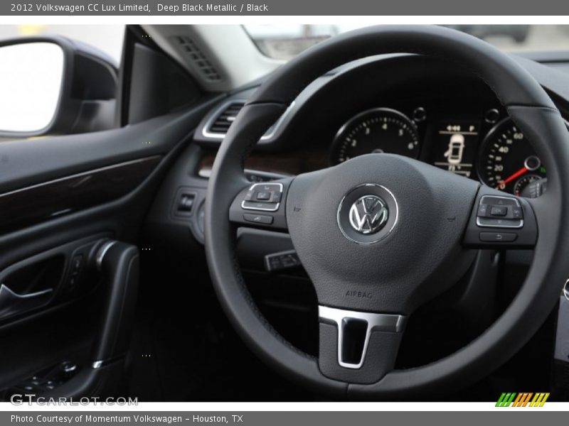 Deep Black Metallic / Black 2012 Volkswagen CC Lux Limited