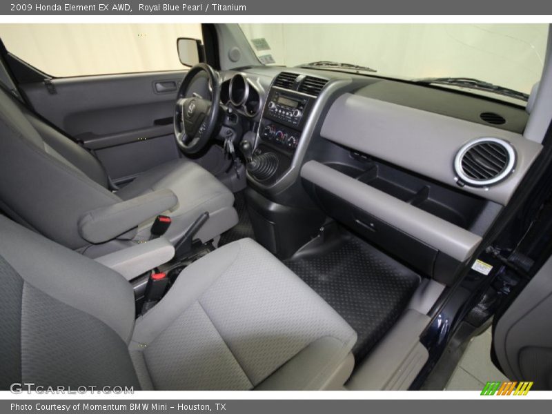 Royal Blue Pearl / Titanium 2009 Honda Element EX AWD