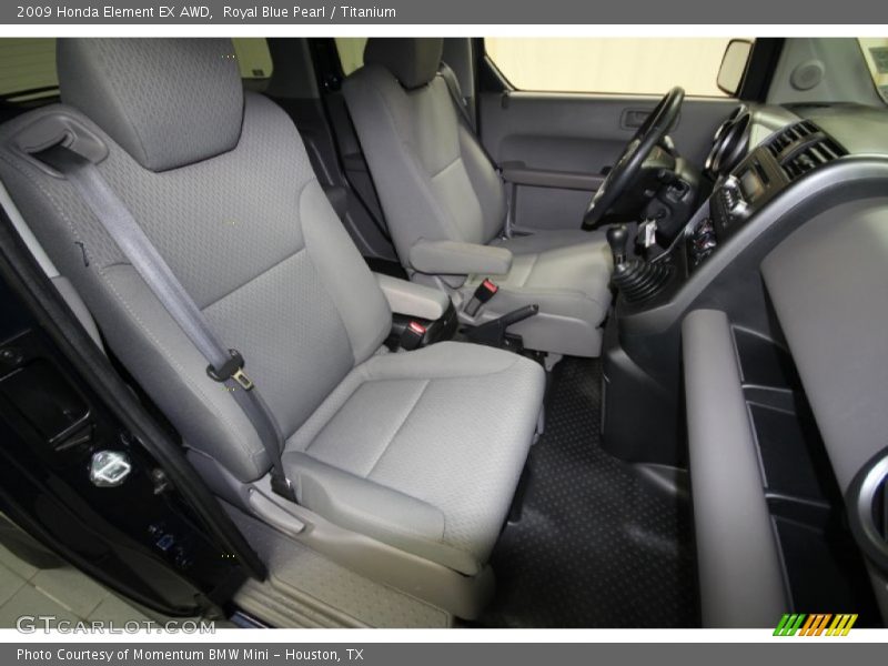 Royal Blue Pearl / Titanium 2009 Honda Element EX AWD