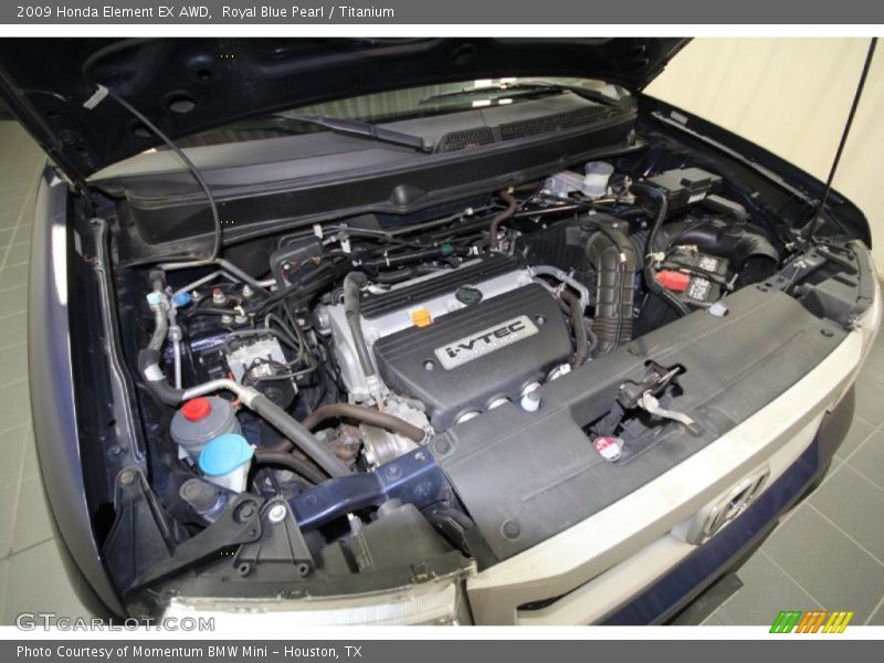 Royal Blue Pearl / Titanium 2009 Honda Element EX AWD
