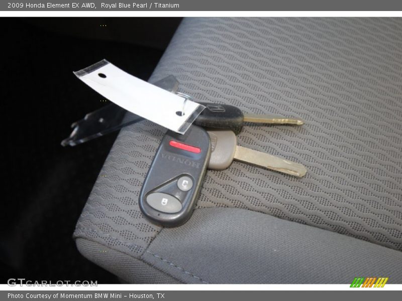 Royal Blue Pearl / Titanium 2009 Honda Element EX AWD