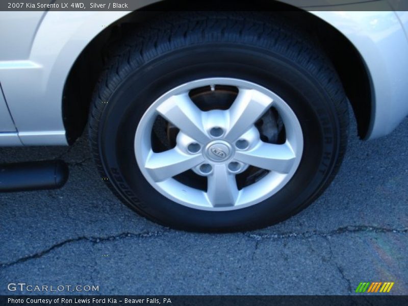 Silver / Black 2007 Kia Sorento LX 4WD