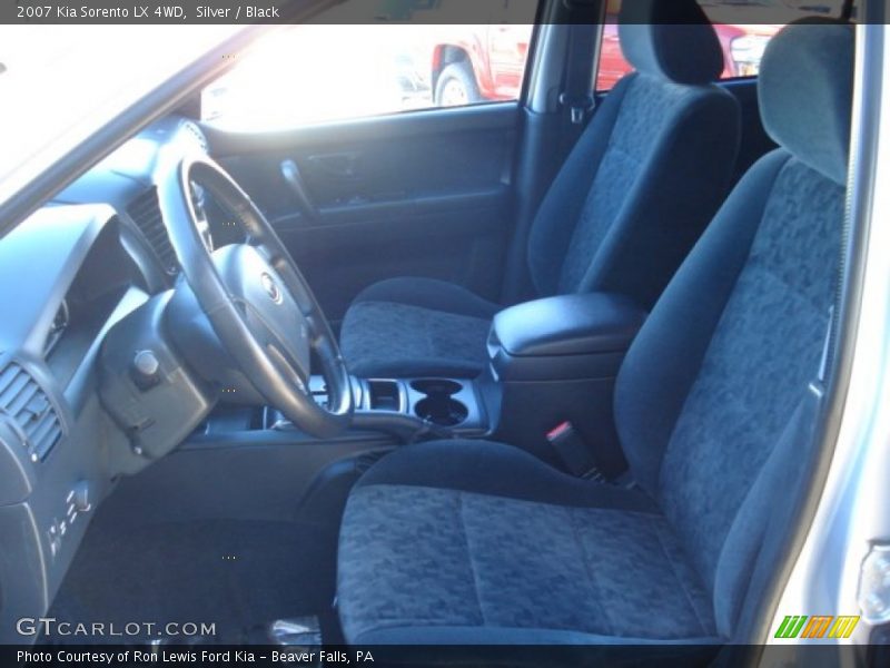 Silver / Black 2007 Kia Sorento LX 4WD