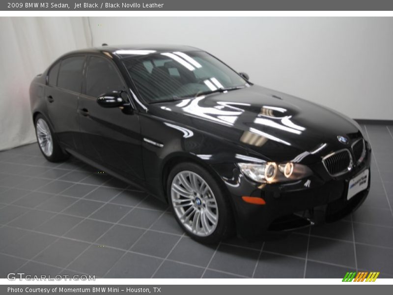 Jet Black / Black Novillo Leather 2009 BMW M3 Sedan