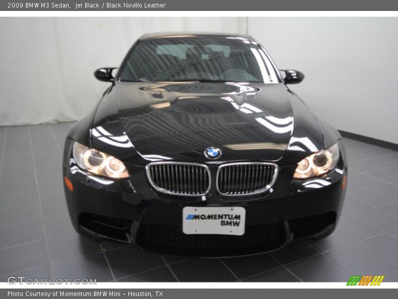 Jet Black / Black Novillo Leather 2009 BMW M3 Sedan