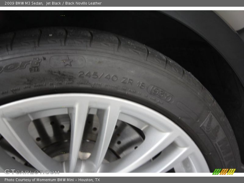 Jet Black / Black Novillo Leather 2009 BMW M3 Sedan