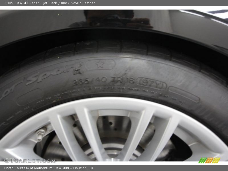 Jet Black / Black Novillo Leather 2009 BMW M3 Sedan