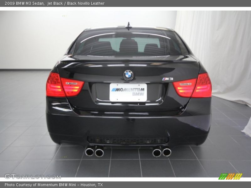 Jet Black / Black Novillo Leather 2009 BMW M3 Sedan