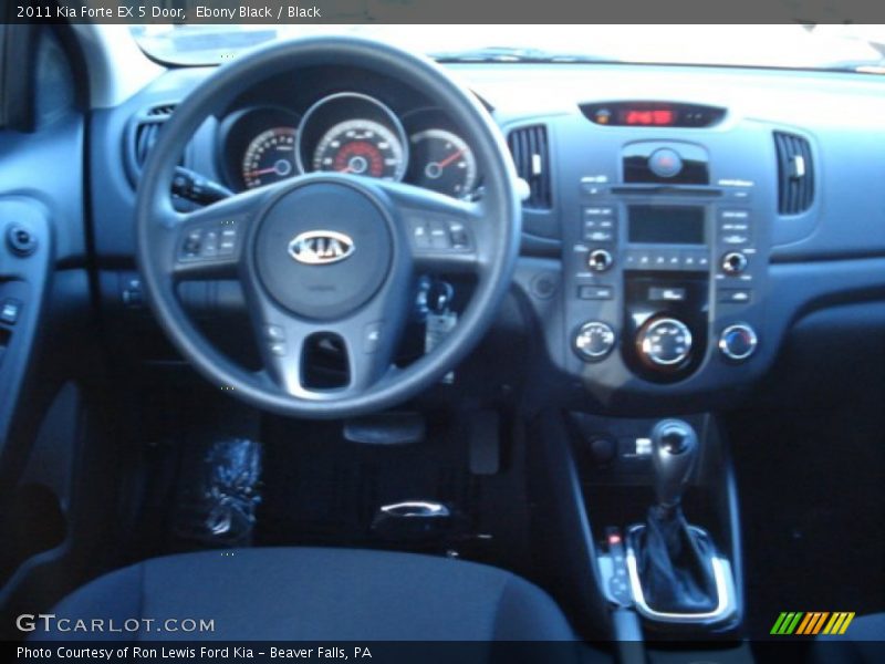 Ebony Black / Black 2011 Kia Forte EX 5 Door