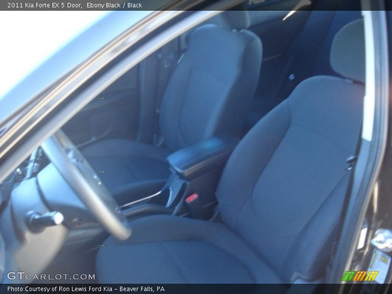 Ebony Black / Black 2011 Kia Forte EX 5 Door