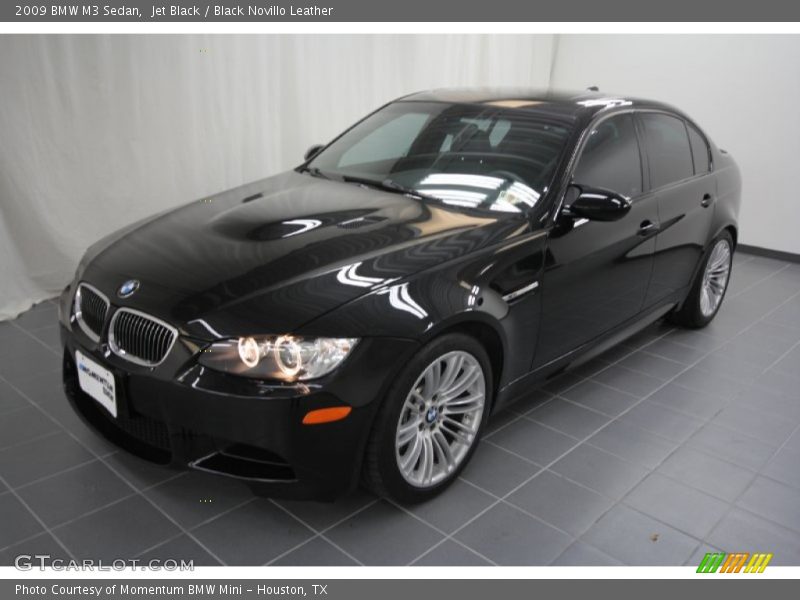 Jet Black / Black Novillo Leather 2009 BMW M3 Sedan