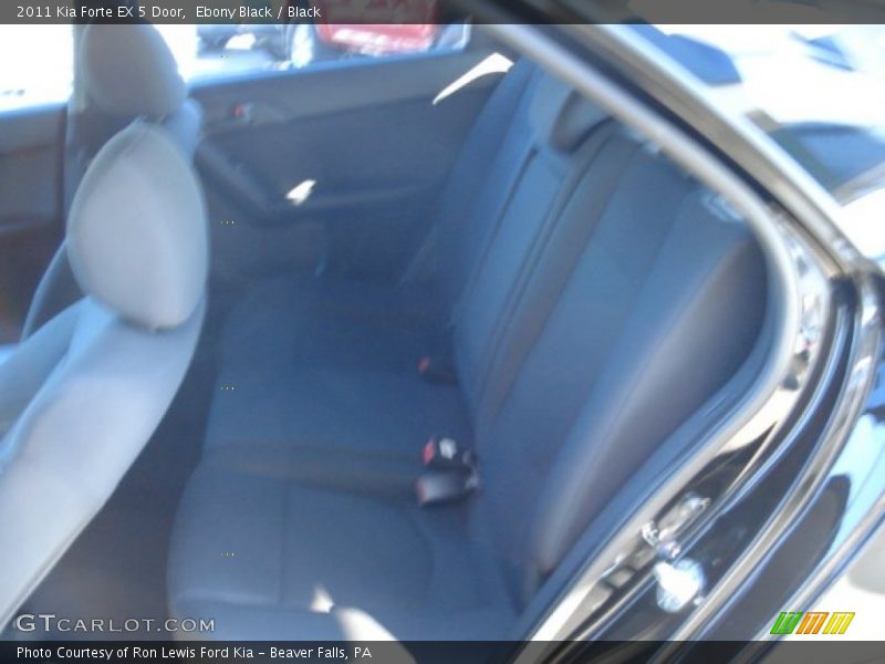 Ebony Black / Black 2011 Kia Forte EX 5 Door