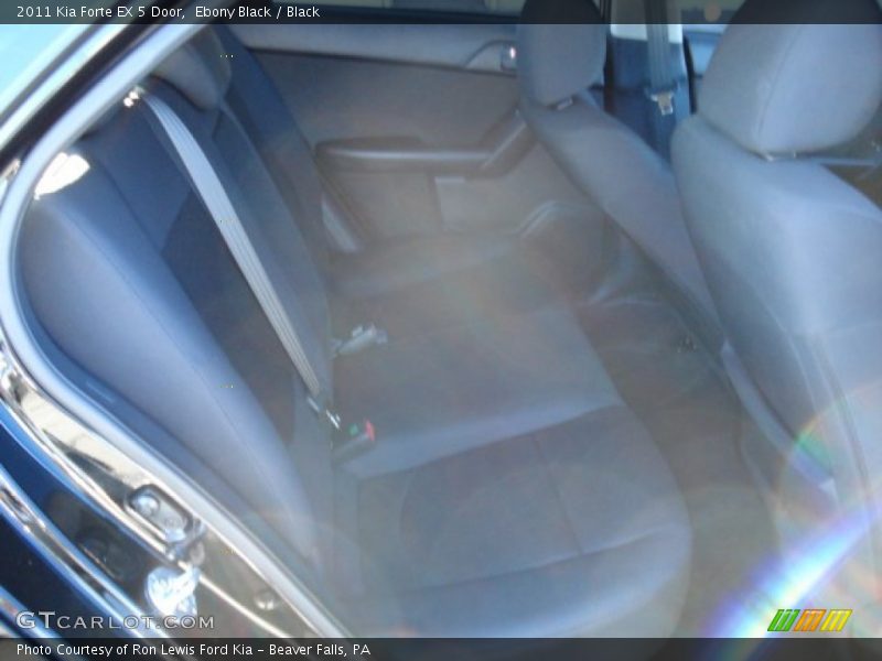 Ebony Black / Black 2011 Kia Forte EX 5 Door