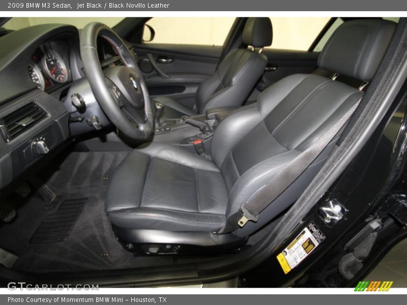 Jet Black / Black Novillo Leather 2009 BMW M3 Sedan