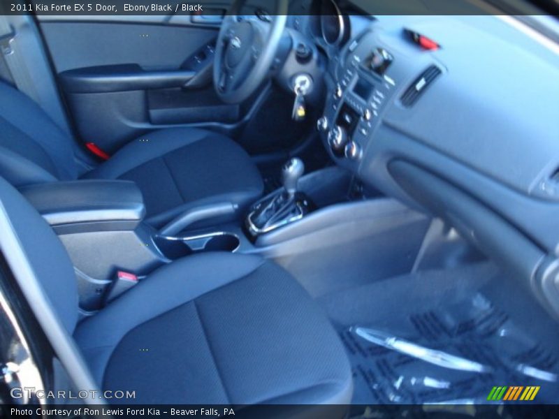 Ebony Black / Black 2011 Kia Forte EX 5 Door