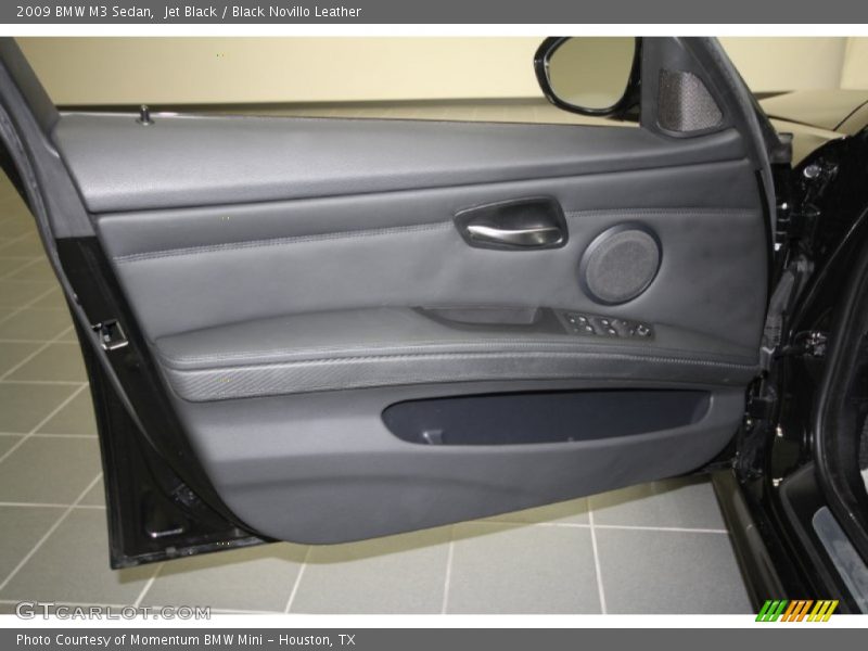 Jet Black / Black Novillo Leather 2009 BMW M3 Sedan