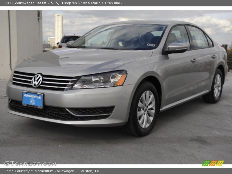Tungsten Silver Metallic / Titan Black 2012 Volkswagen Passat 2.5L S
