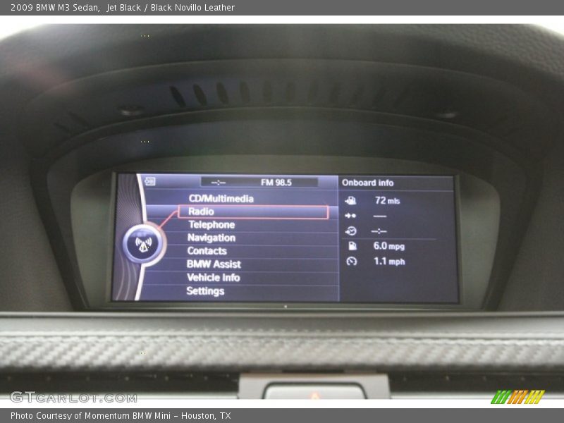 Jet Black / Black Novillo Leather 2009 BMW M3 Sedan