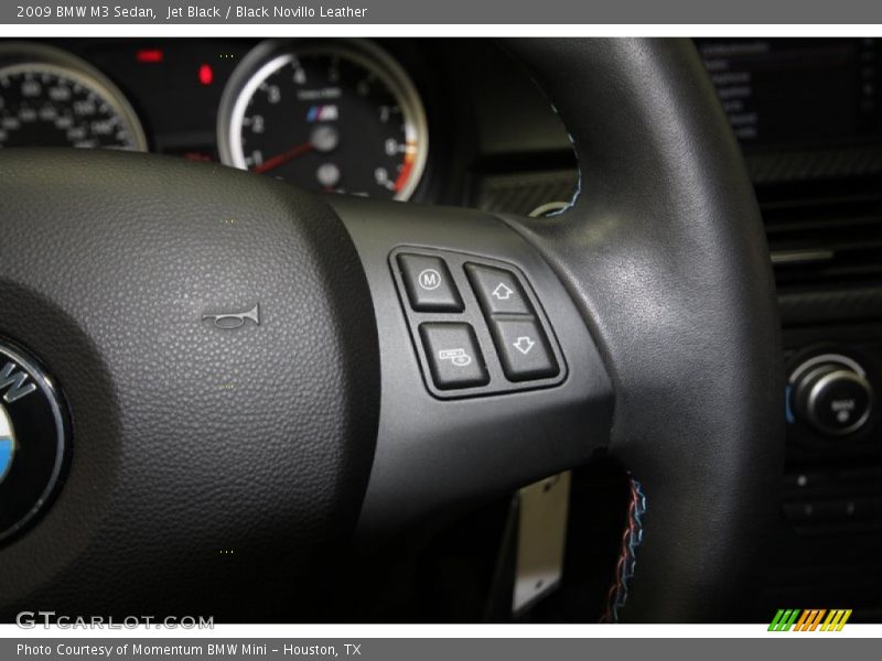 Jet Black / Black Novillo Leather 2009 BMW M3 Sedan