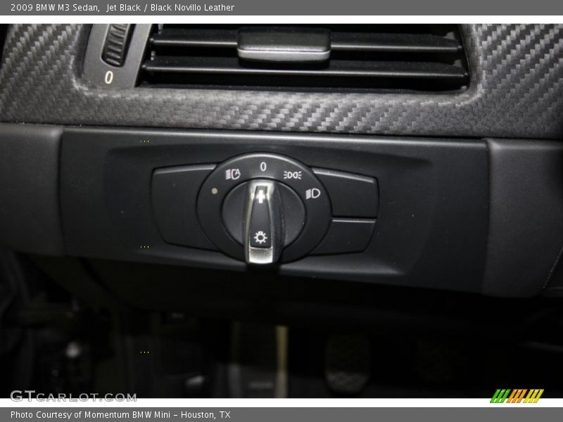 Jet Black / Black Novillo Leather 2009 BMW M3 Sedan