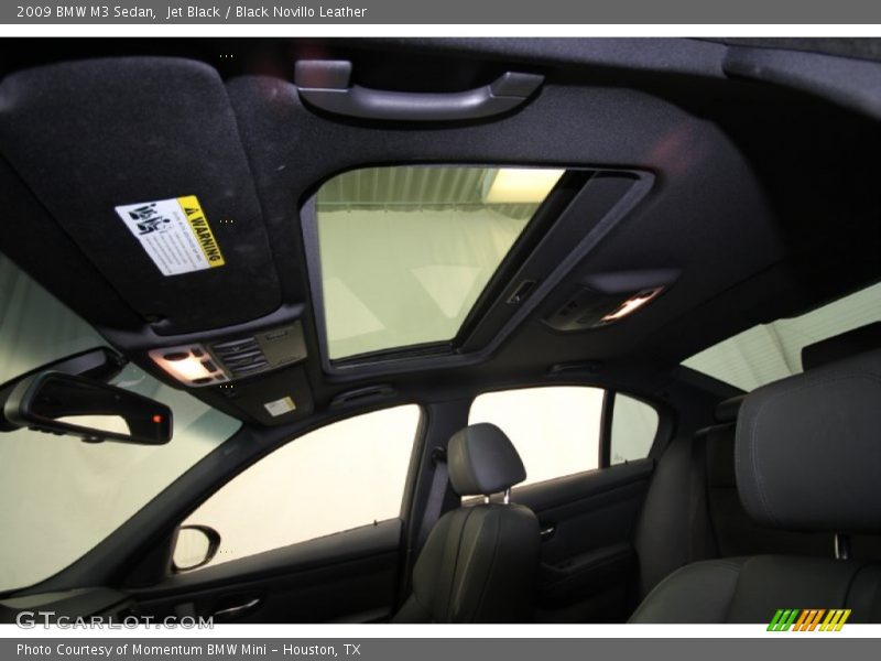 Jet Black / Black Novillo Leather 2009 BMW M3 Sedan