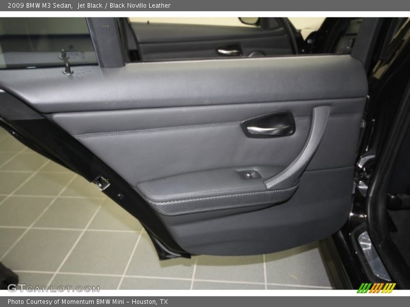 Jet Black / Black Novillo Leather 2009 BMW M3 Sedan
