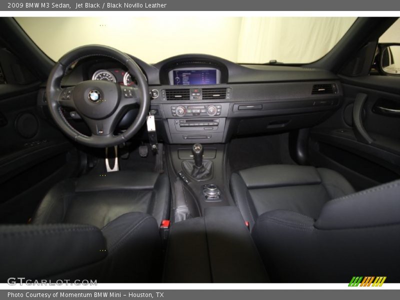 Jet Black / Black Novillo Leather 2009 BMW M3 Sedan