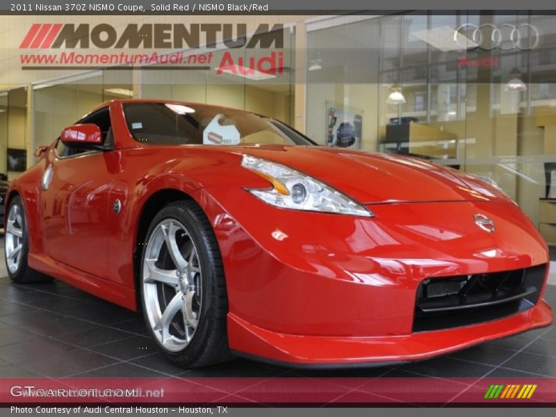 Solid Red / NISMO Black/Red 2011 Nissan 370Z NISMO Coupe
