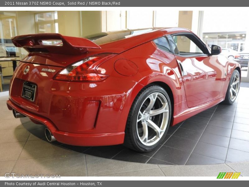 Solid Red / NISMO Black/Red 2011 Nissan 370Z NISMO Coupe