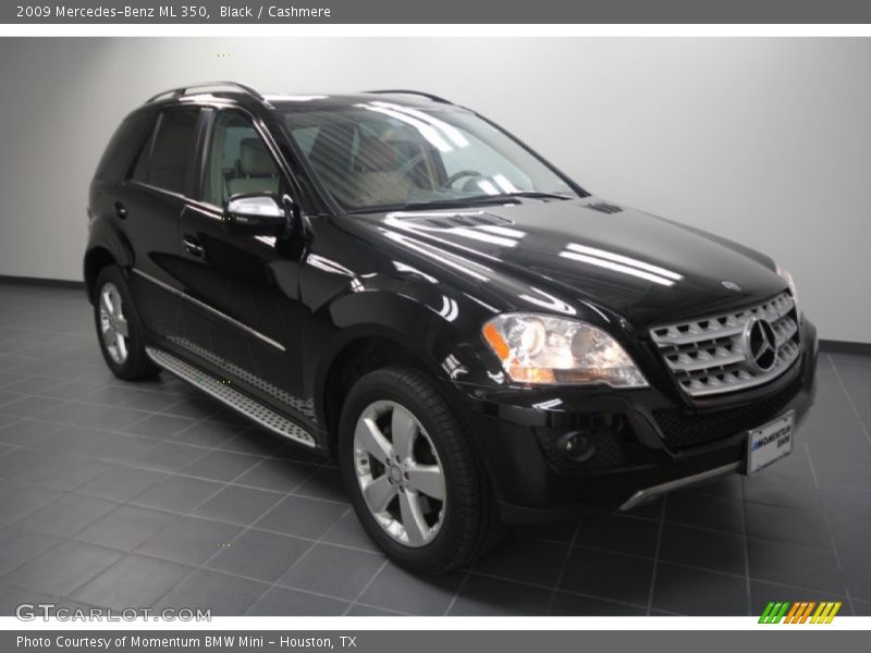 Black / Cashmere 2009 Mercedes-Benz ML 350