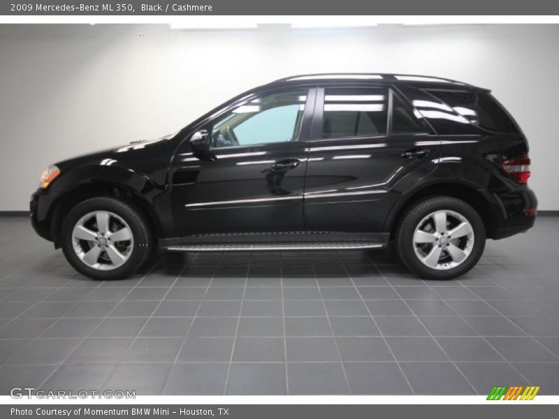 Black / Cashmere 2009 Mercedes-Benz ML 350